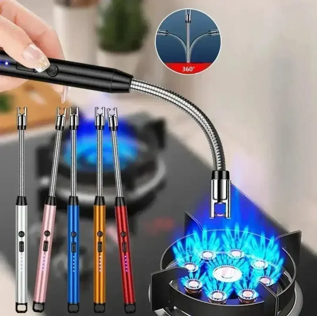 ولاعة كهربائية مقاومة للرياح قابلة للشحن عبر USB — صورة 1