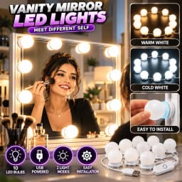 صورة 1 لـ 10 مصابيح LED للمرايا